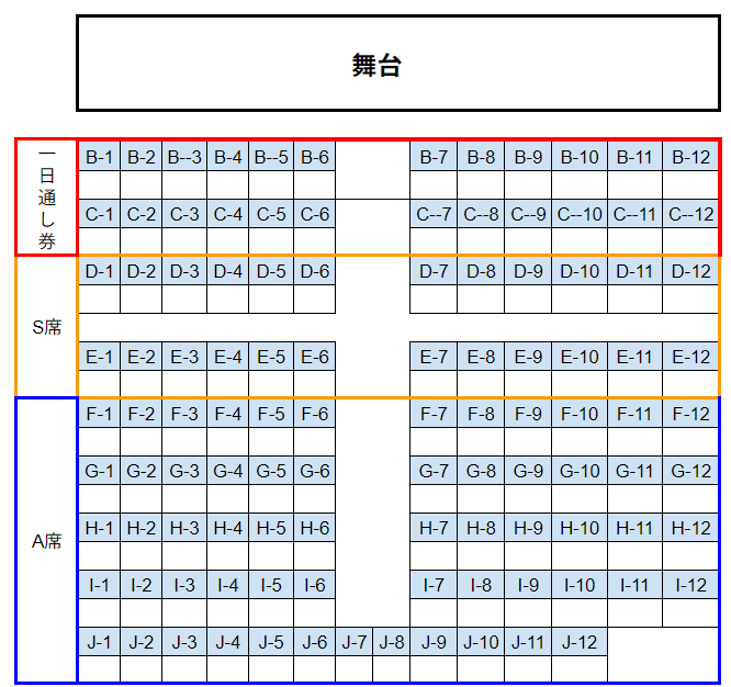 座席表